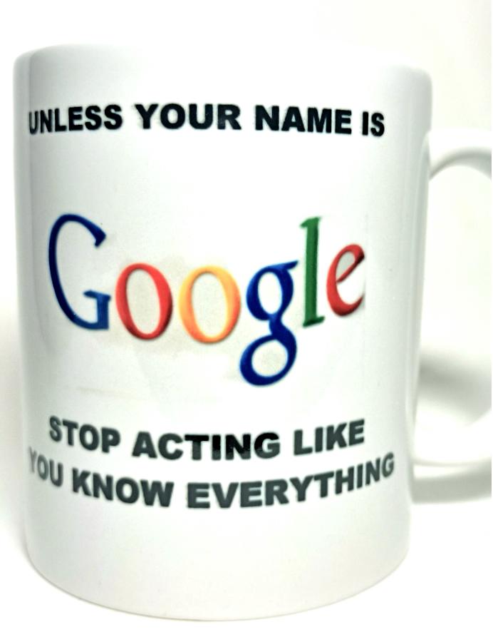 funny google mug