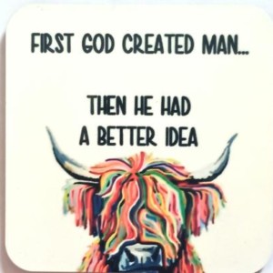 First God created man