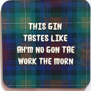 Funny Gin Coaster