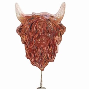 Highland Cow Mobile Wind Chime